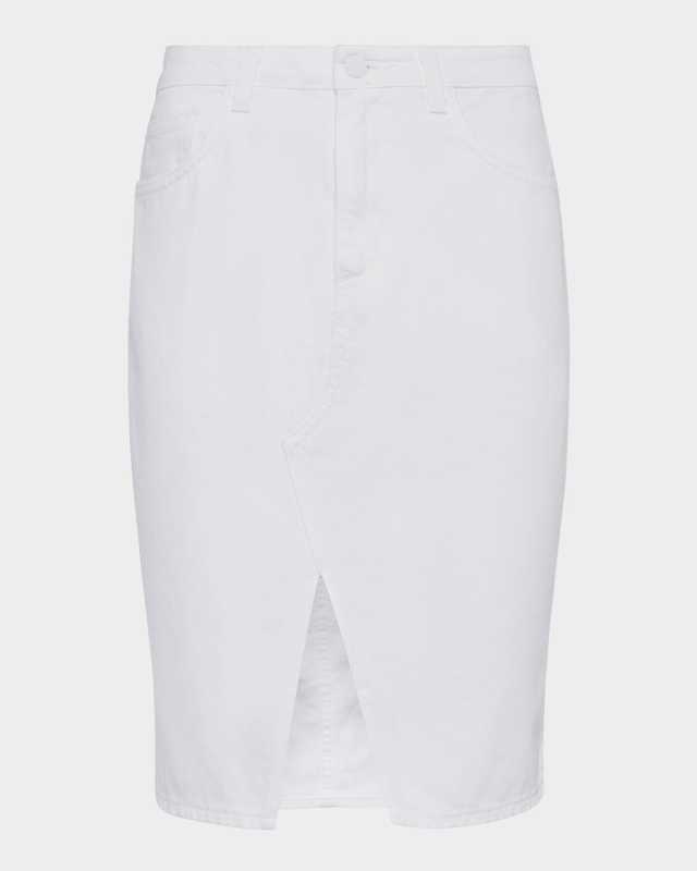Tylee Knee-Length Denim Skirt